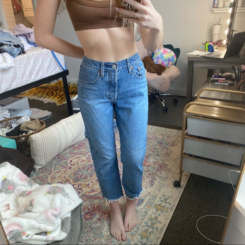 Levi’s 501 High-Waist Cut-off Jeans